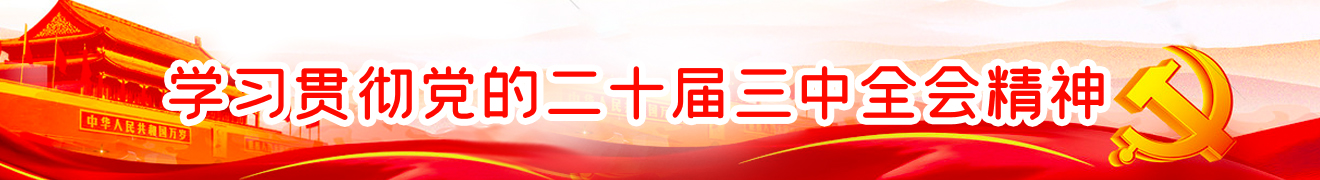 學習貫徹黨的二十屆三中全會精神